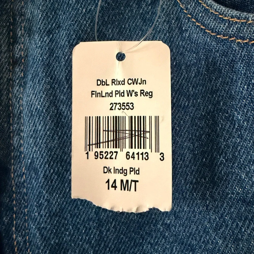 LLBean Original Fit Relaxed Jeans MT‎ 14 Flannel Lined
